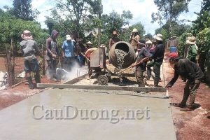 Biện pháp thi công mặt đường bê tông xi măng có bản vẽ