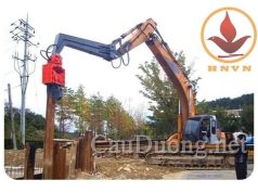 Búa rung điện trong xây dựng công trình giao thông