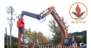 Búa rung điện trong xây dựng công trình giao thông