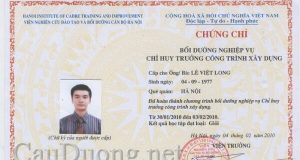 Điều kiện hành nghề đối với chỉ huy trưởng công trường