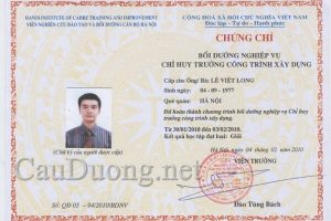 Điều kiện hành nghề đối với chỉ huy trưởng công trường