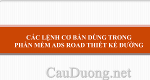 Phần mềm thiết kế đường ADS Road
