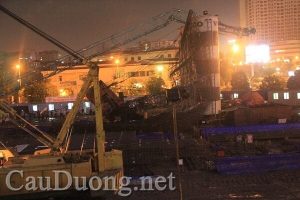 Xử phạt công ty Vimeco sau sự cố sập 2 cần cẩu ở Hà Nội