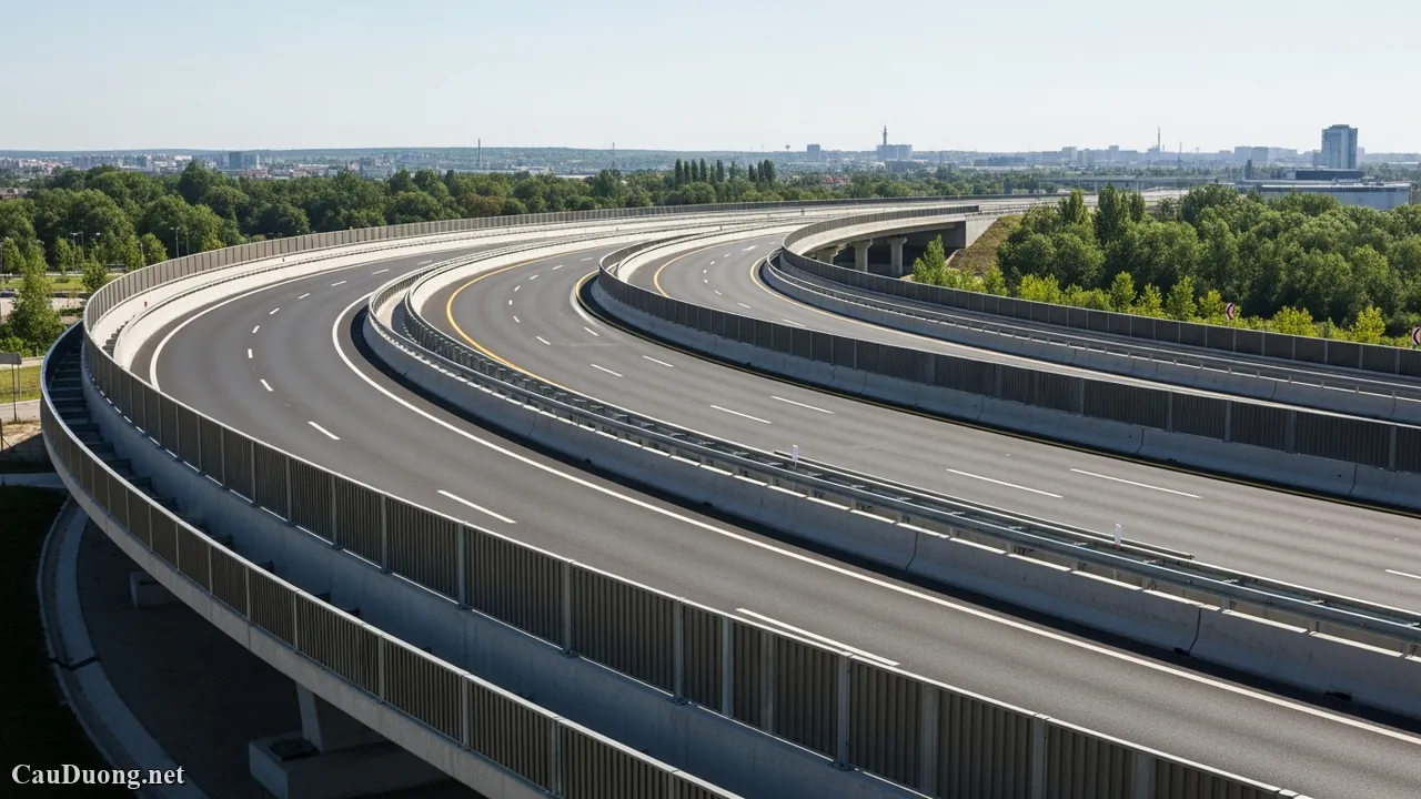 Kỹ thuật t&iacute;nh to&aacute;n v&agrave; thiết kế b&aacute;n k&iacute;nh đường cong nằm & đường cong đứng