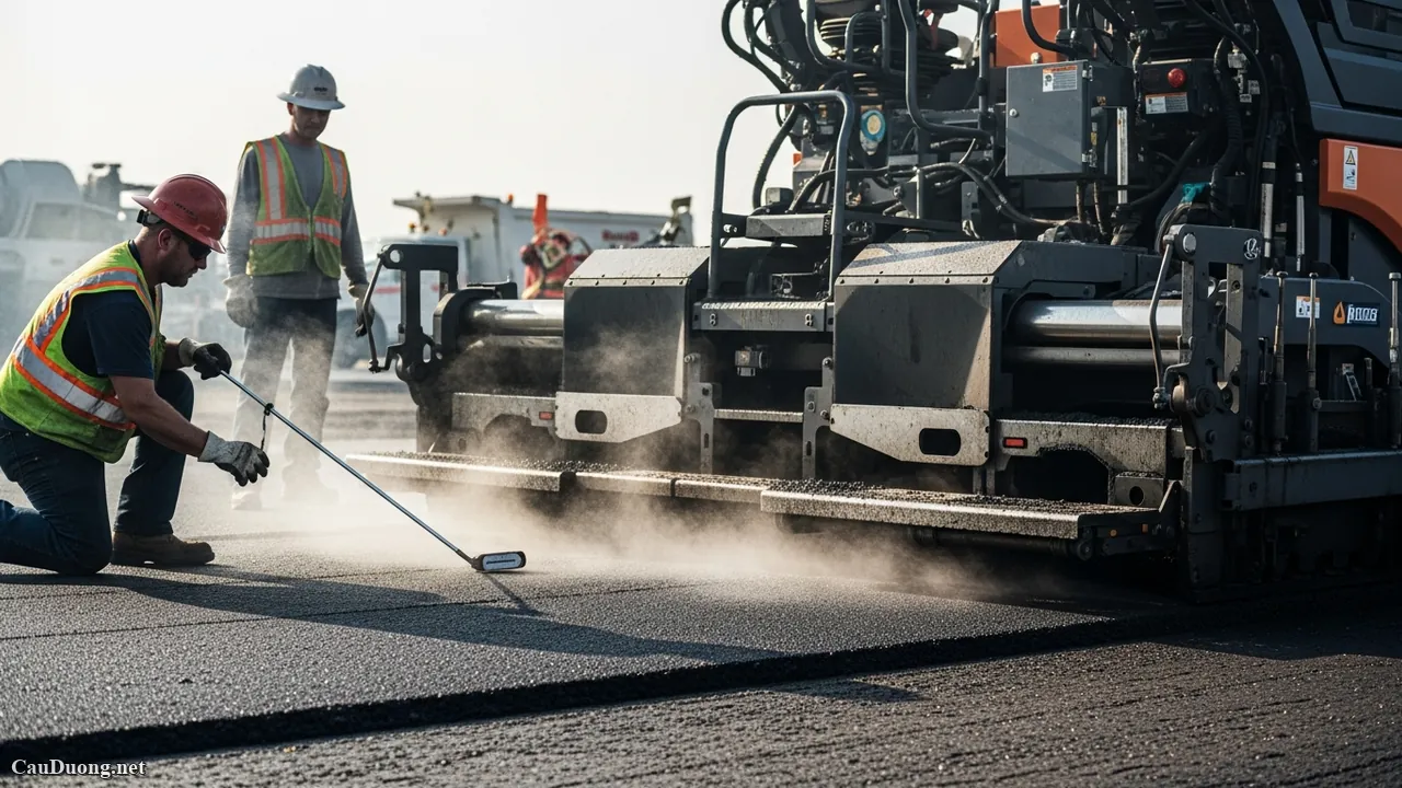 Mặt đường Bê tông Nhựa: Cấu tạo, Công nghệ và Tiêu chuẩn Thi công