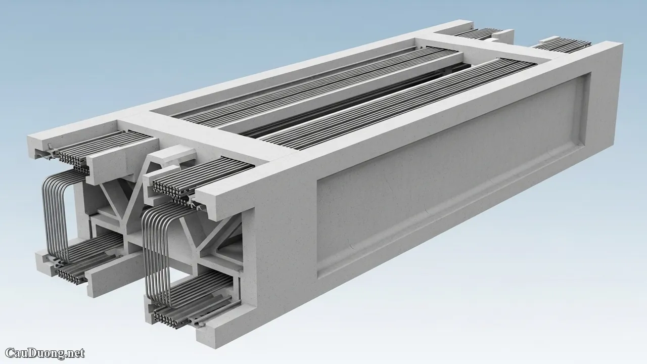 C&ocirc;ng nghệ đ&uacute;c hẫng c&acirc;n bằng (Balanced Cantilever) trong x&acirc;y cầu