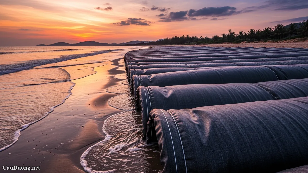 Geotextile (vải địa kỹ thuật) v&agrave; ứng dụng trong đường bộ