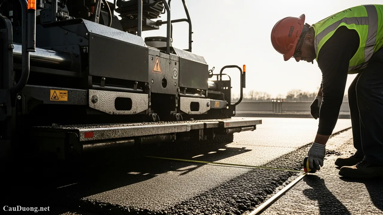 Quy trình thi công thảm bê tông nhựa nóng
