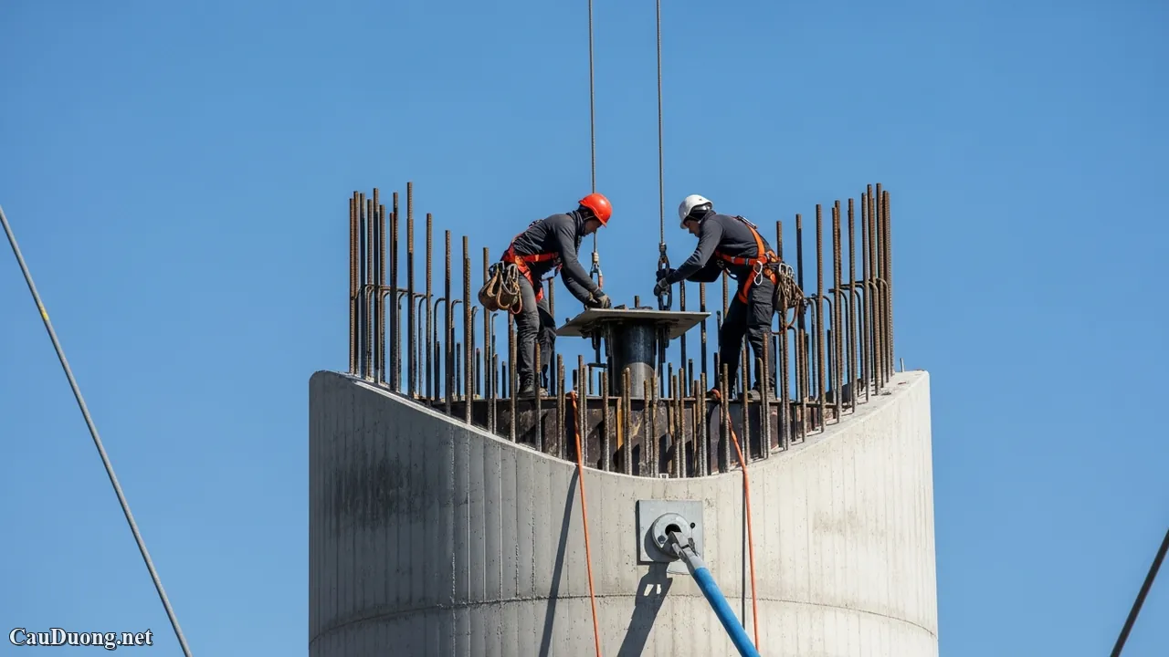 Thi C&ocirc;ng Cầu D&acirc;y Văng: Giải Ph&aacute;p C&ocirc;ng Nghệ V&agrave; Biện Ph&aacute;p Thi C&ocirc;ng Ti&ecirc;n Tiến